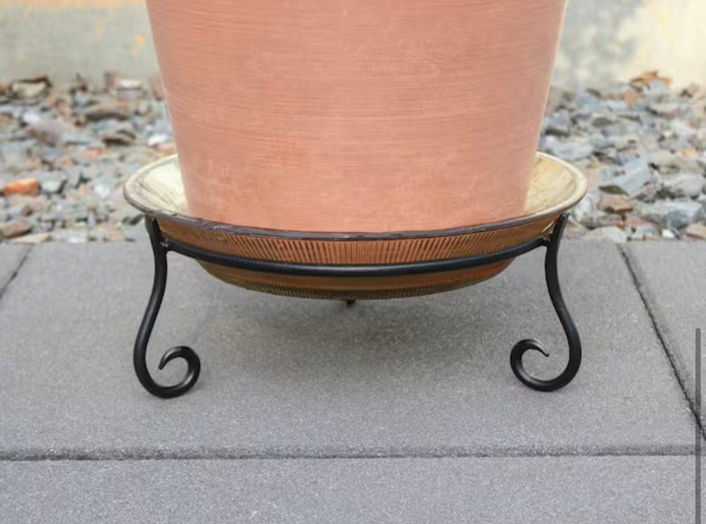 Short Ring Stand II for Planter, Birdbath, Gazing Ball