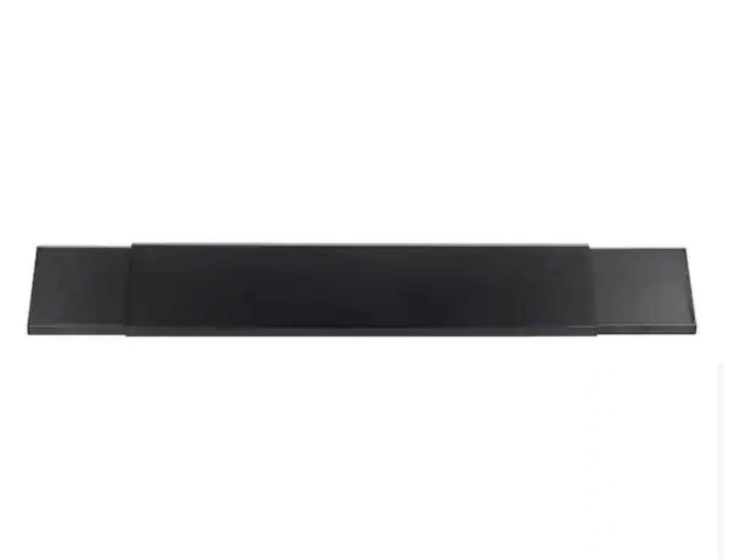 Black Adjustable Fireplace Vent Hood