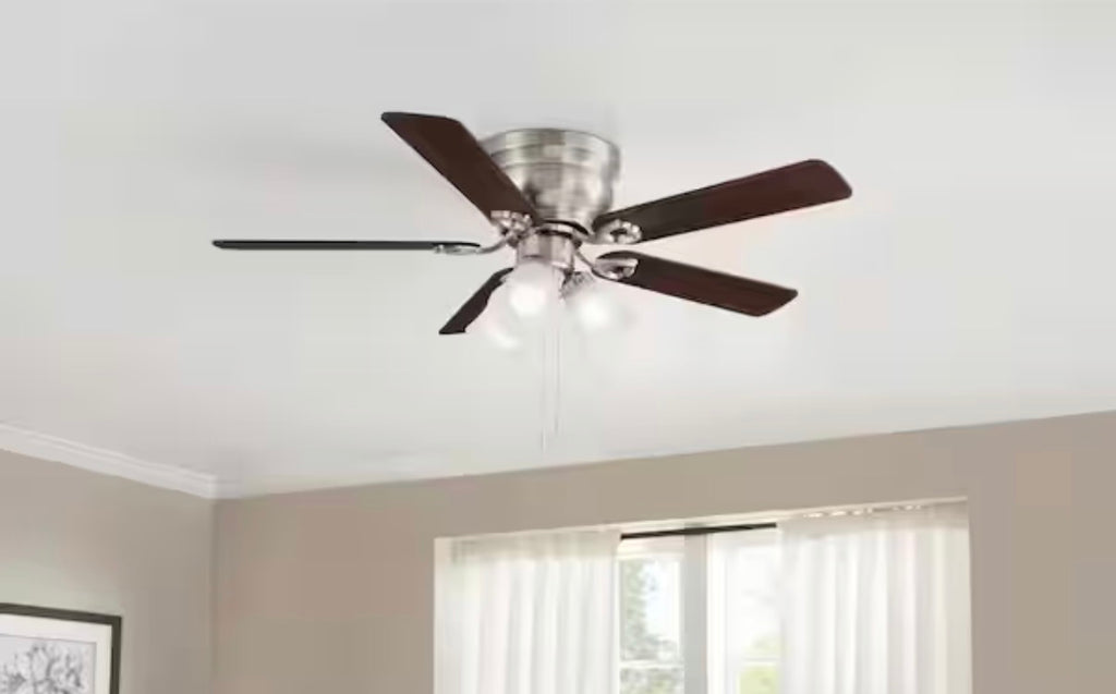Clarkston II 44 in. LED Indoor Brushed Nickel Ceiling Fan