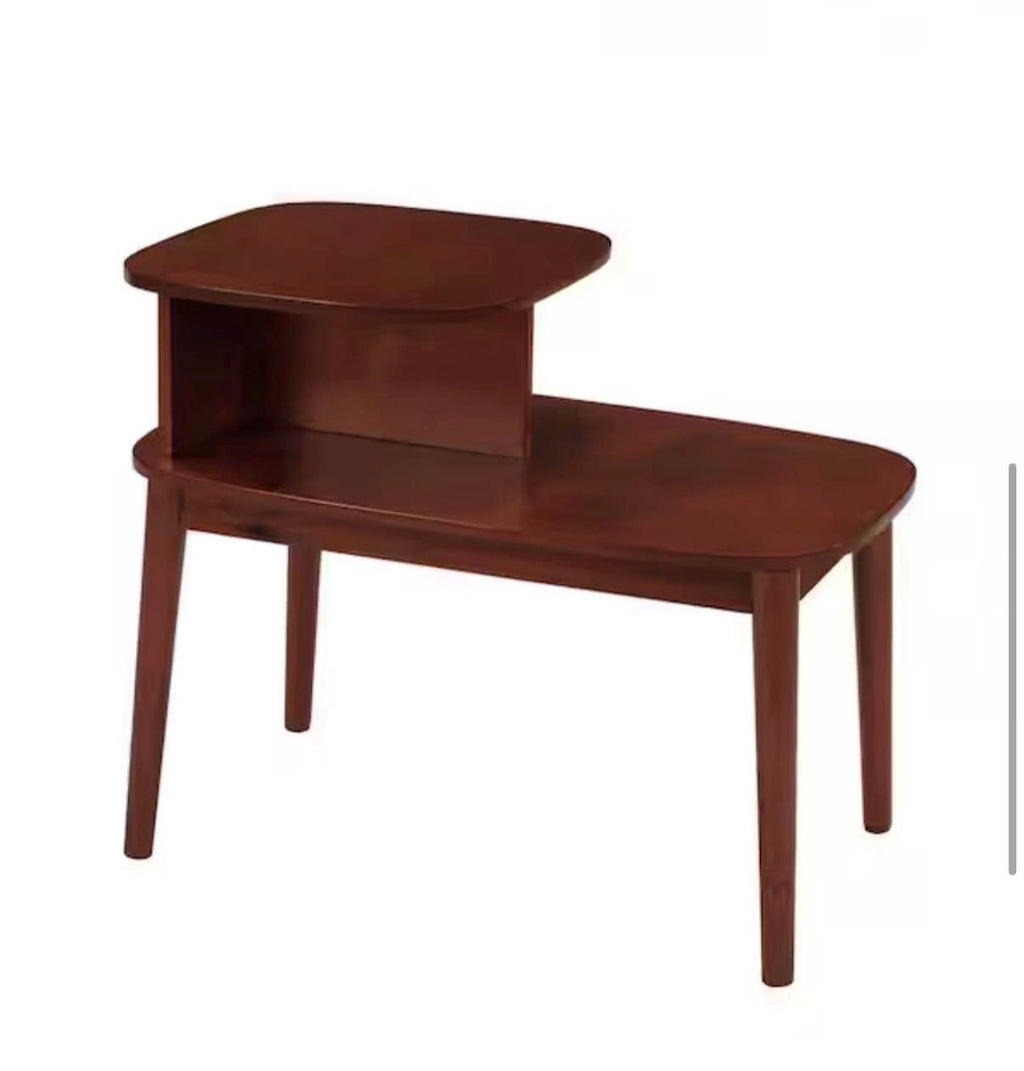 Maxwell Mid-Century 24 in. H Mahogany End Table