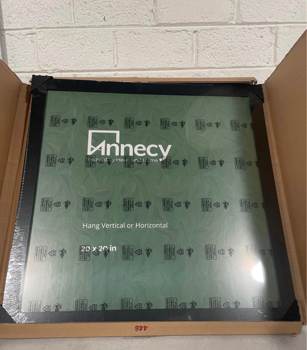 20x20 Picture Frame Black