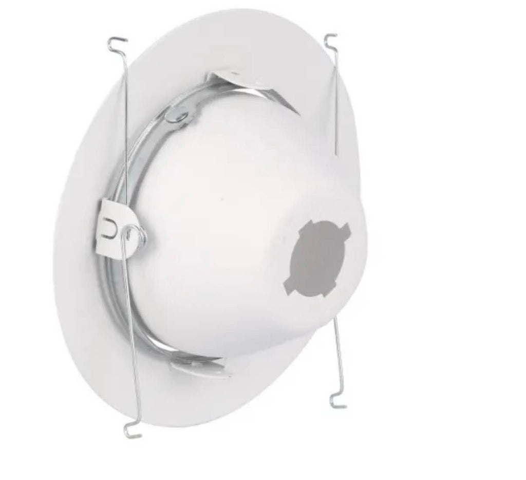 6 in. White Recessed Ceiling Light Trim with Adjustable Eyeball