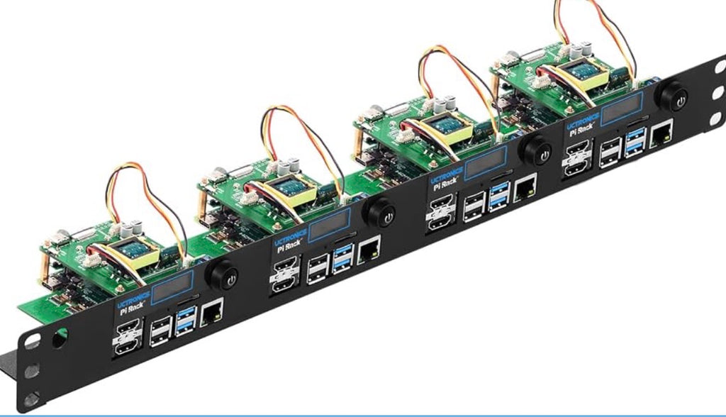 UCTRONICS Ultimate Rack with PoE Functionality for Raspberry Pi 4
