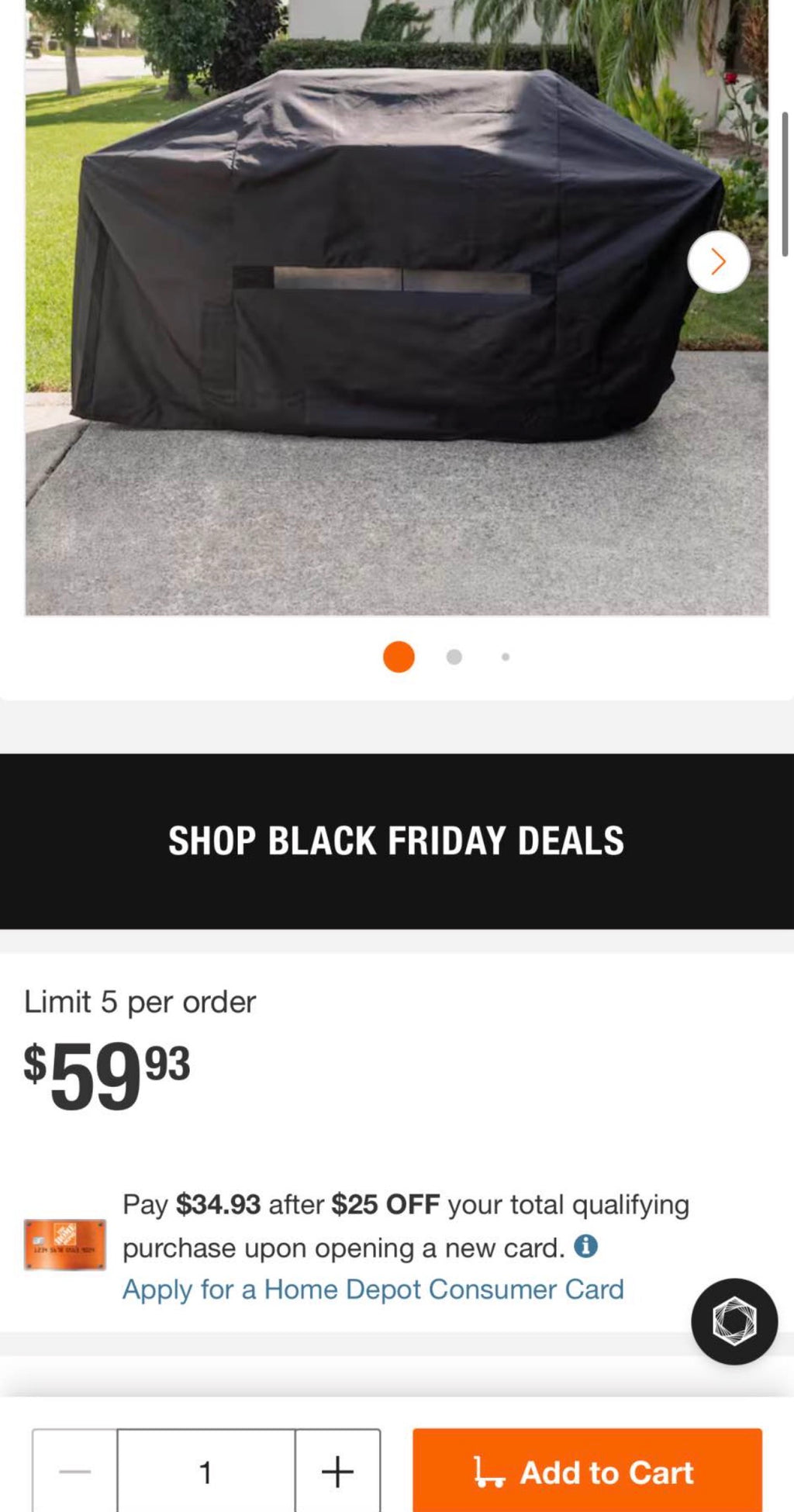 Premium Grill Cover 82 in