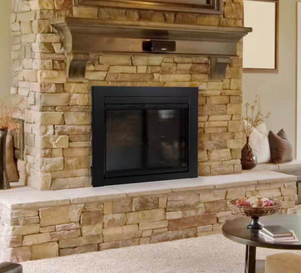 Alpine Small Glass Fireplace Doors