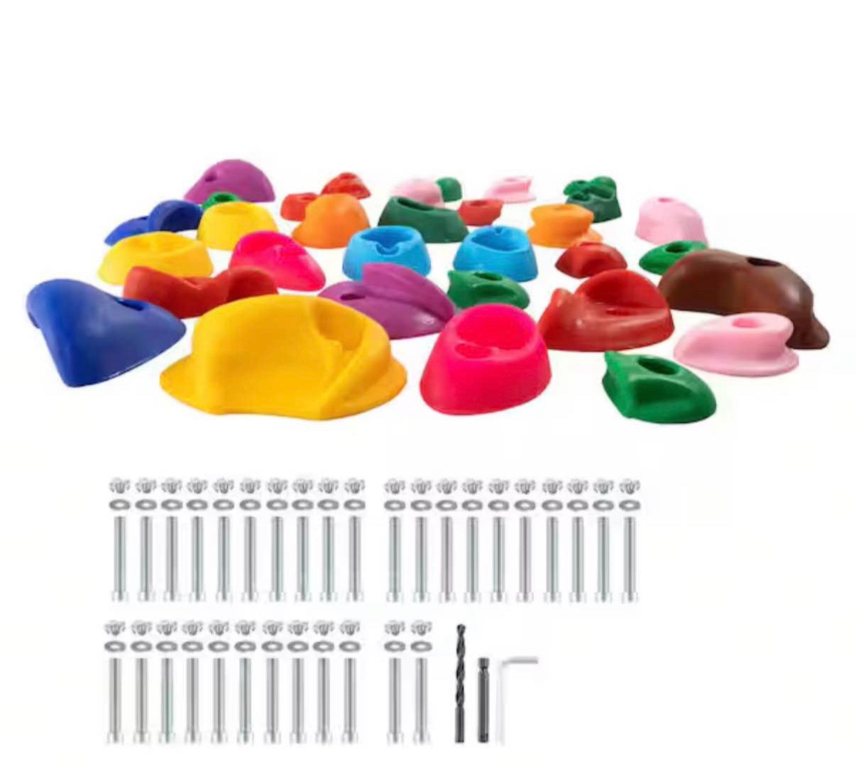 28-Rock Climbing Holds