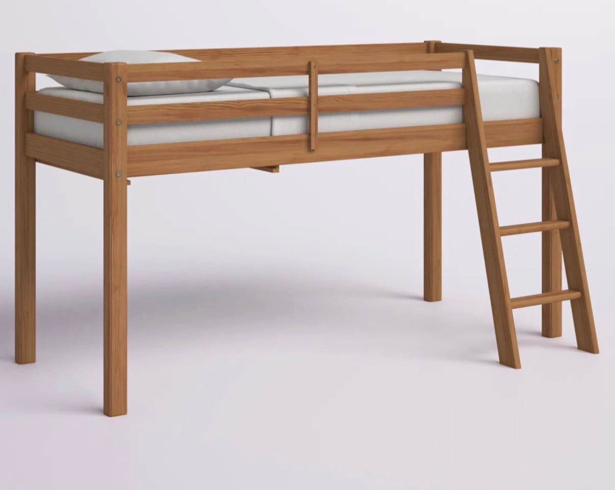 Roxy Twin Size Junior Wood Loft Bed