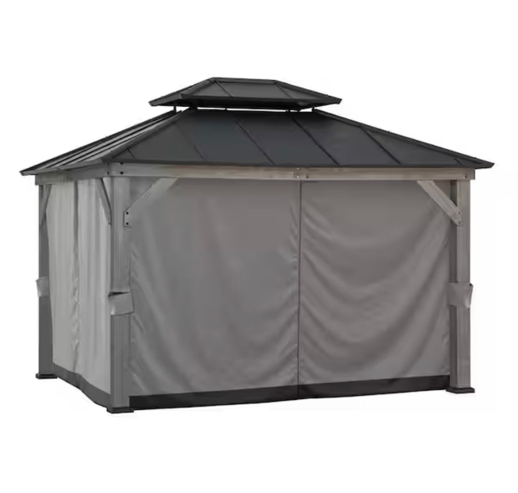 Replacement Universal Curtains for Gazebo 10x12 ft
