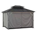 Replacement Universal Curtains for Gazebo 10x12 ft