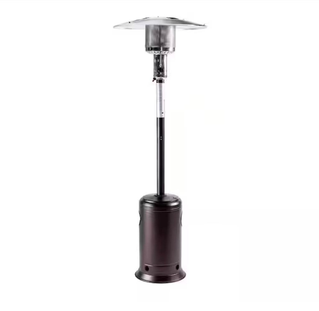 Hammered Mocha Propane Outdoor Flame Patio Heater