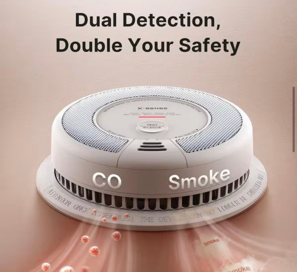 10-Year Battery Wireless Interconnected Smoke and CO Detector