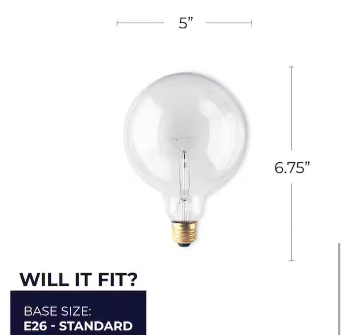 60-Watt Warm White Light G40 Bulb (12-Pack)