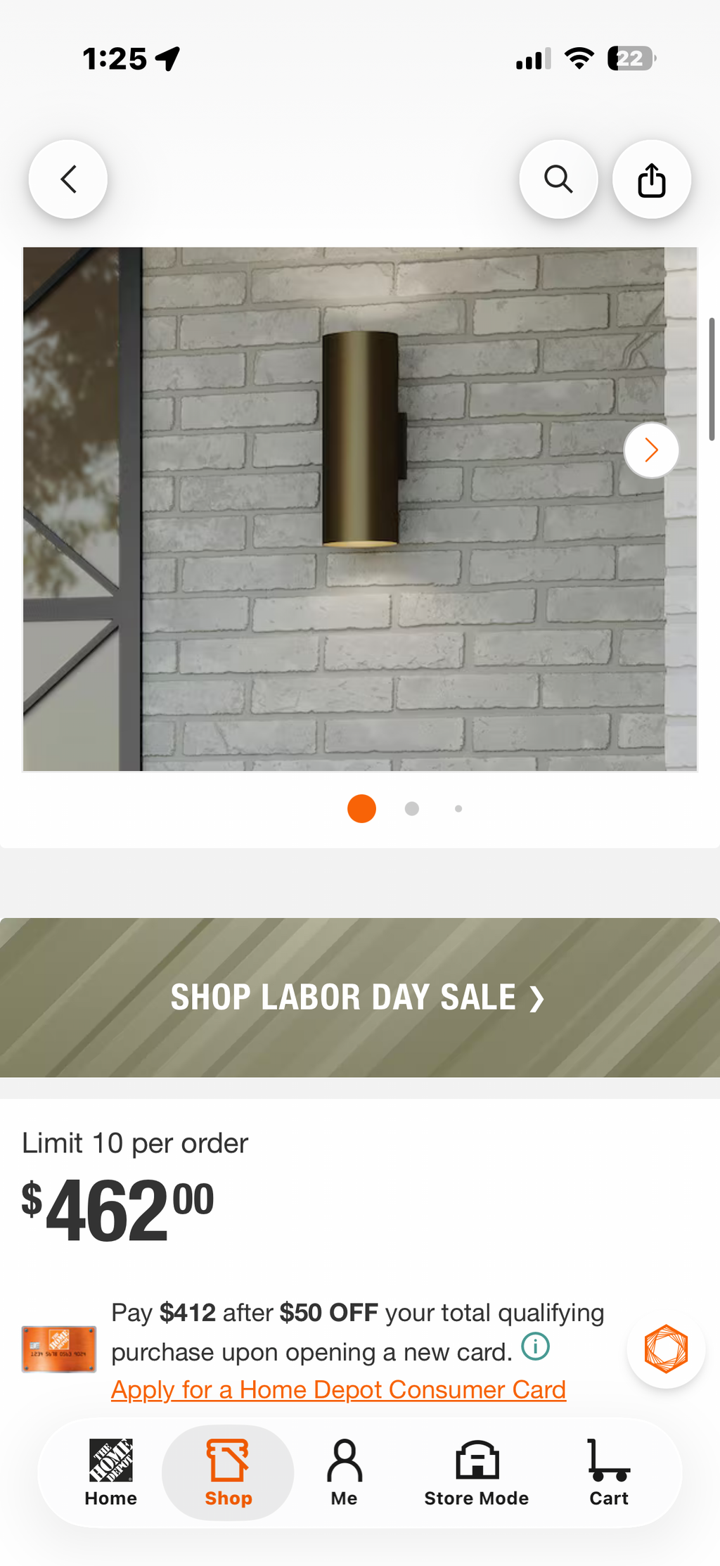 5" Antique Bronze Modern Outdoor Wall Lantern Cylinder Light