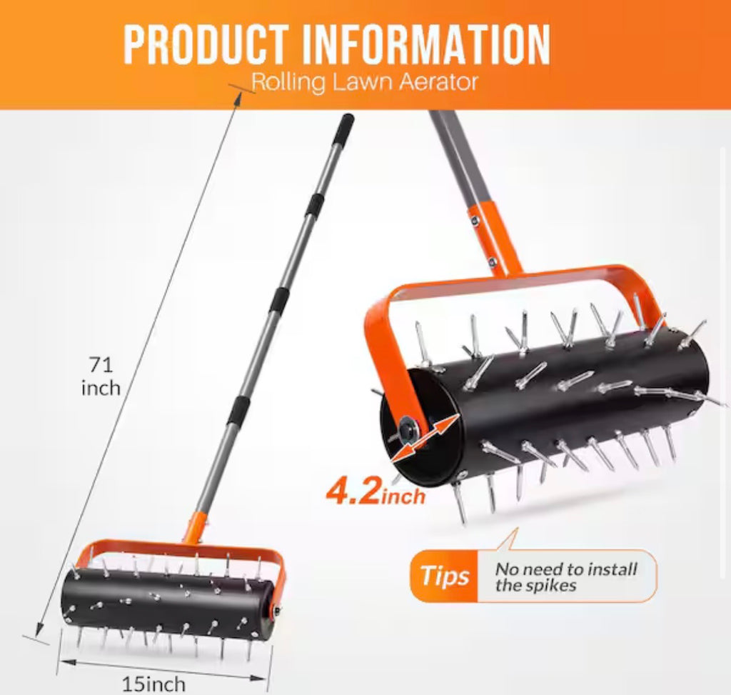 Heavy-Duty Lawn Aerator