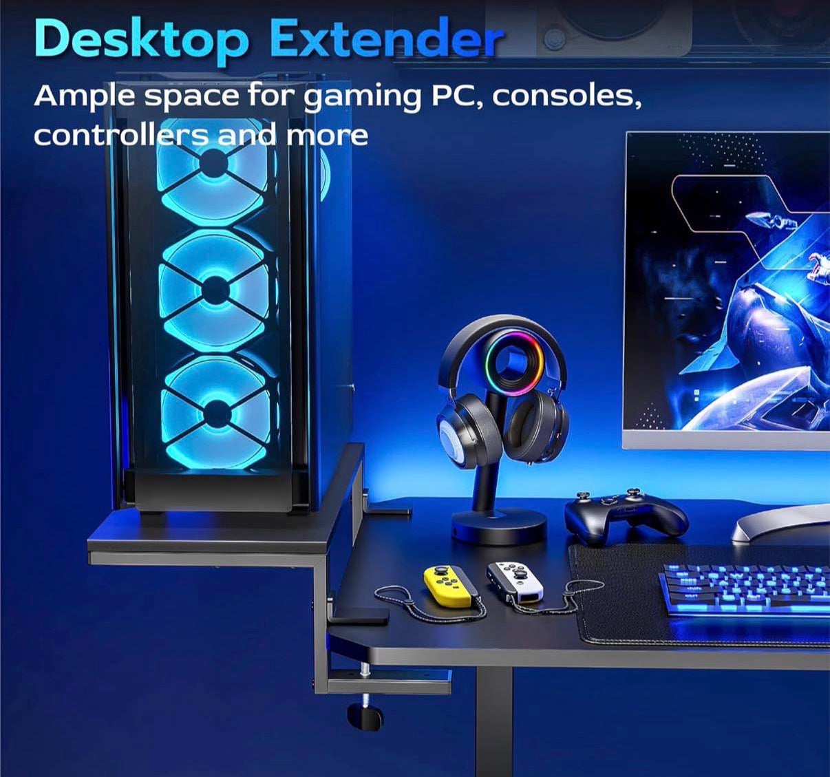 22 inches Heavy Duty Desktop Organizer for Gaming Desk