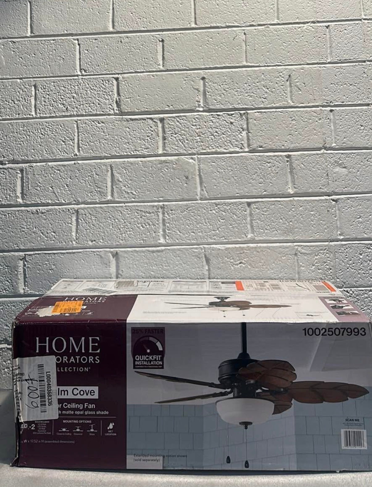 Palm Cove 44 in. Indoor/Outdoor Ceiling Fan with Light