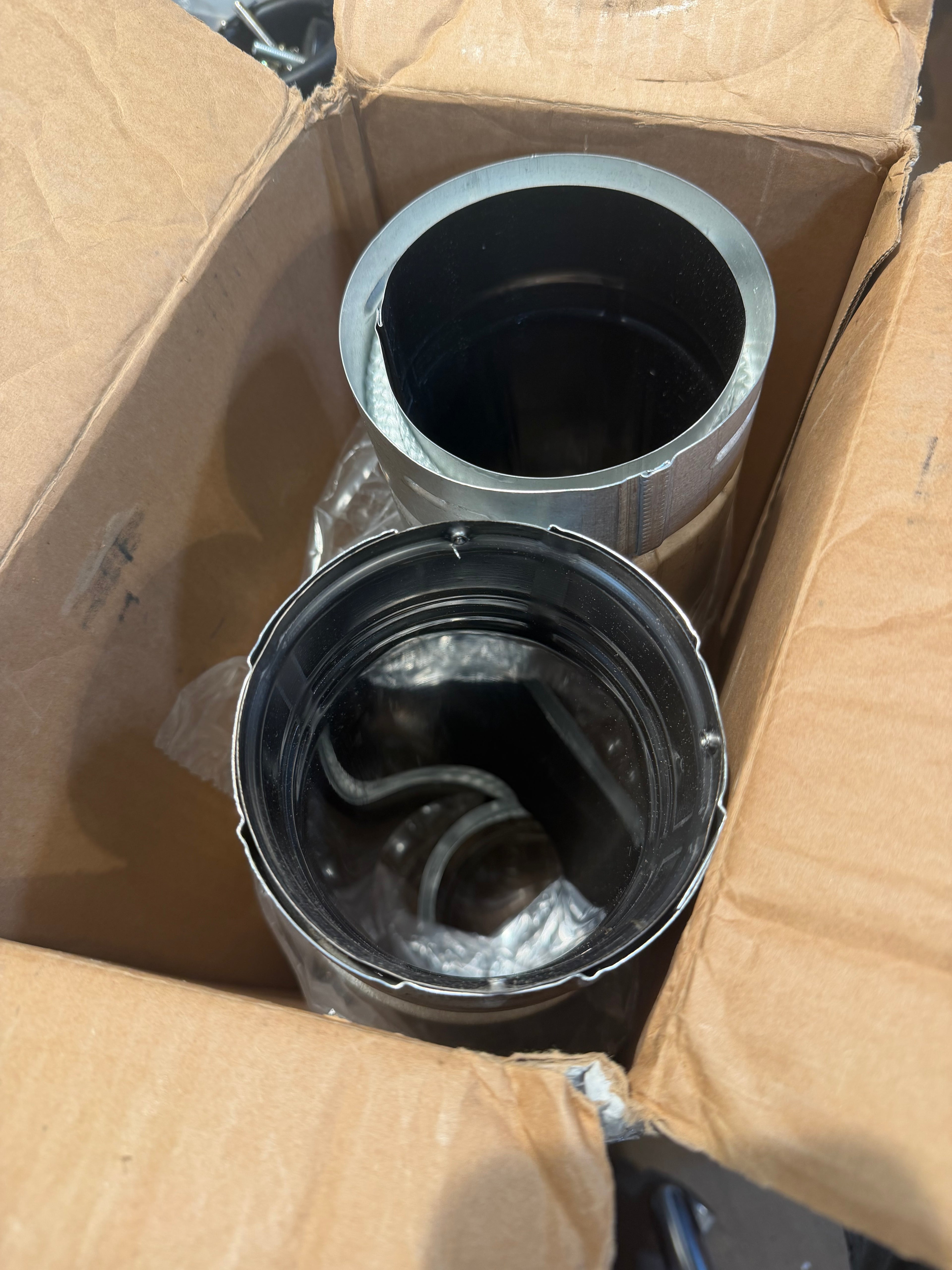PelletVent for Multi-Fuel 4in. Diameter X 12in. Adjustable Pipe Length