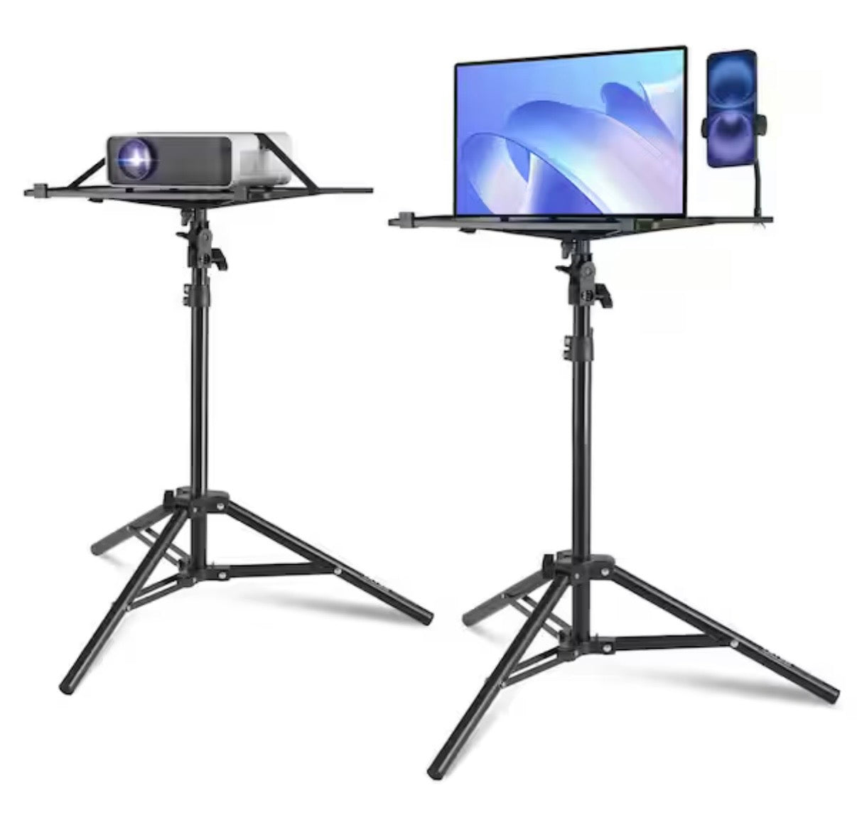 Portable Projector Tripod Stand with Tray
