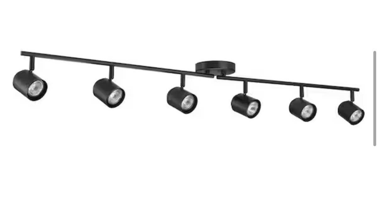47 in. 6-Light  Foldable Track Lighting Kit