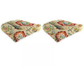 Tufted Outdoor Wicker Seat Cushion 2-Pack