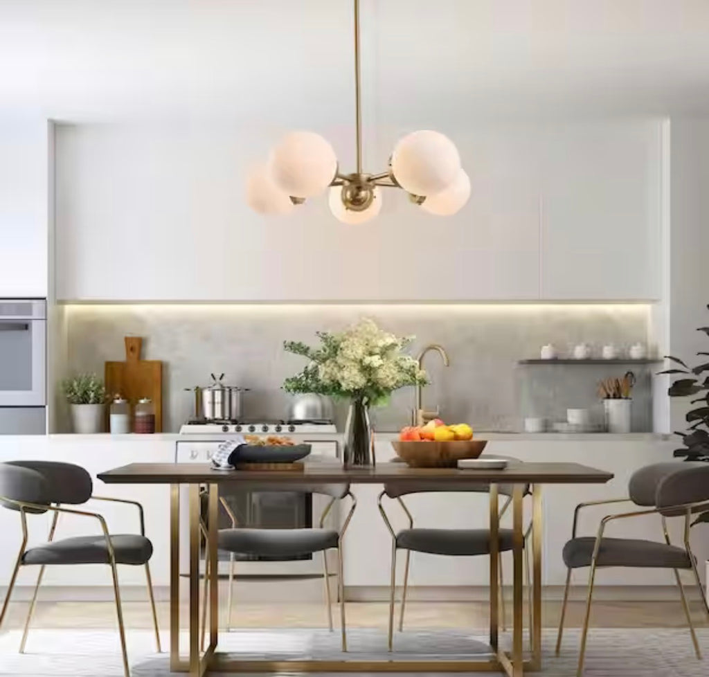 Modern Globe Dining Room Chandelier