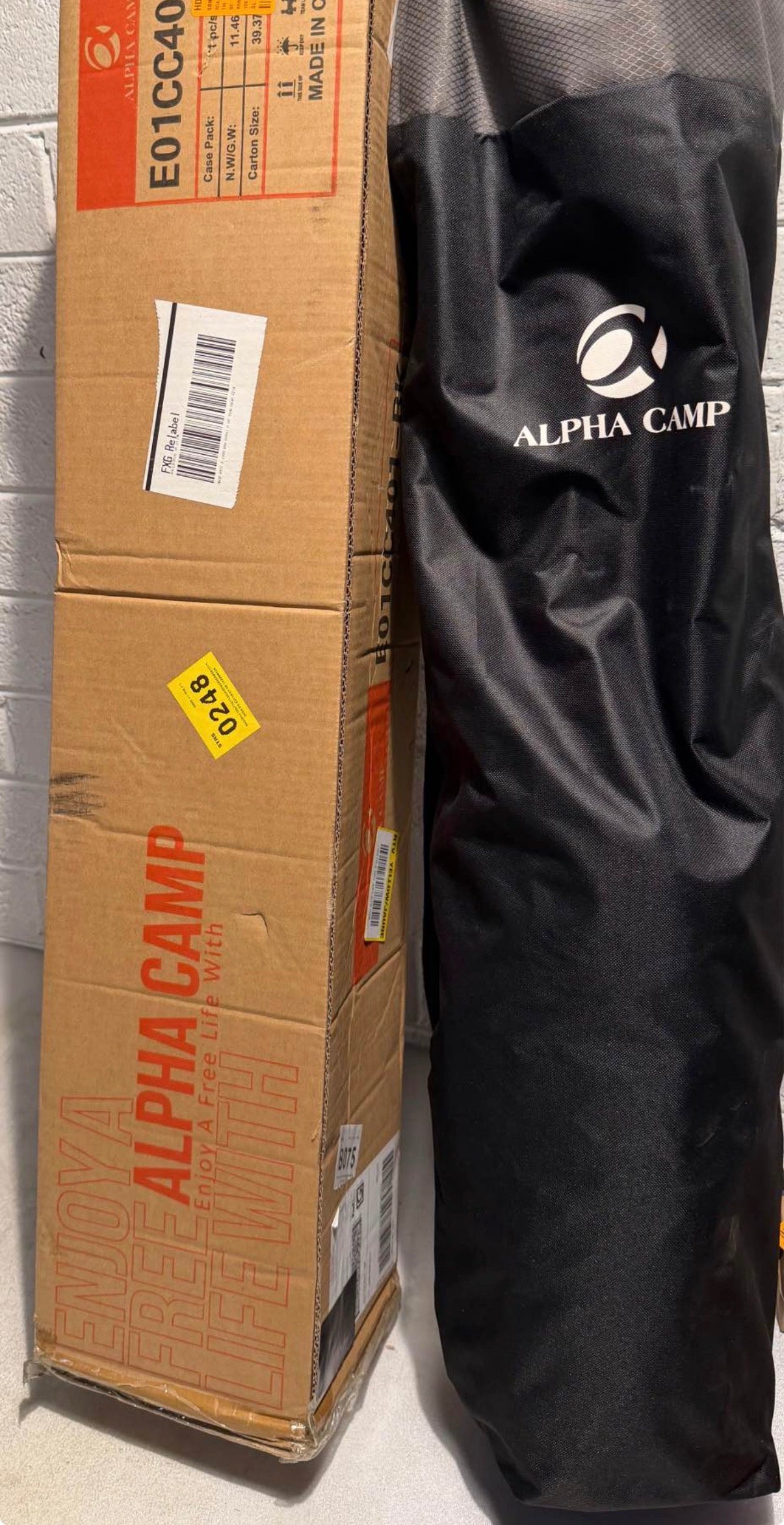 Oversized Folding Camping Chair With Cooler Bag