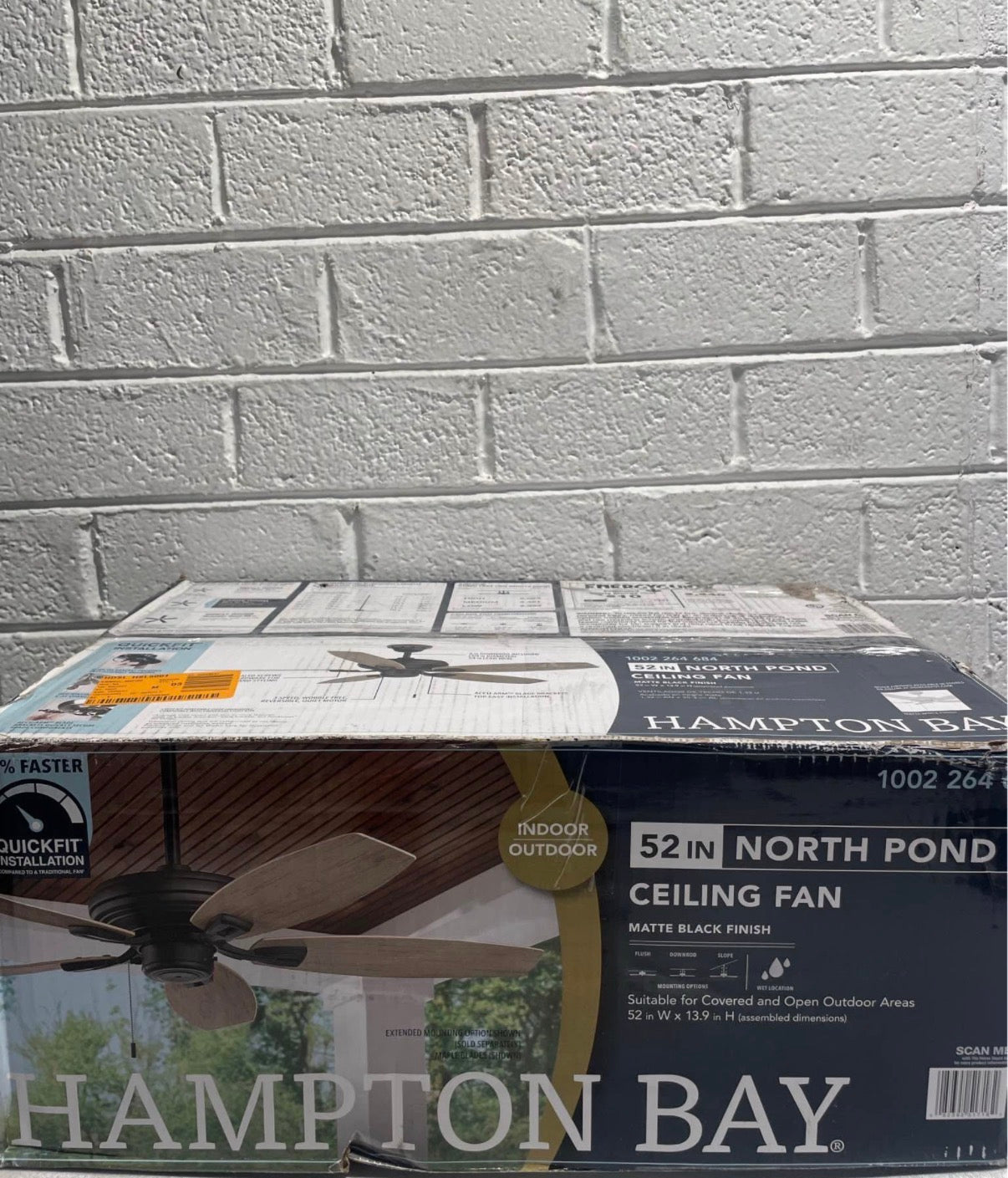 North Pond 52 in Indoor/Outdoor  Ceiling Fan