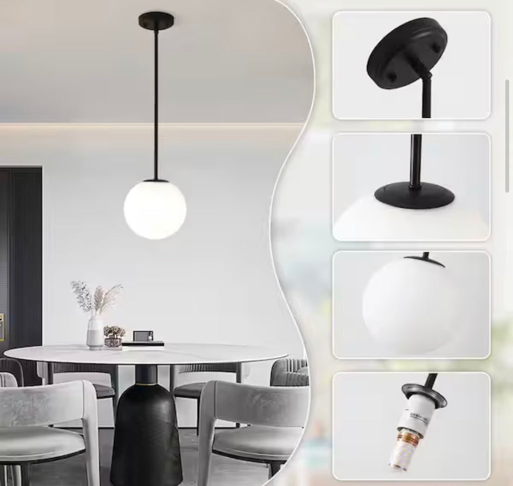 Globe Glass Pendant Light