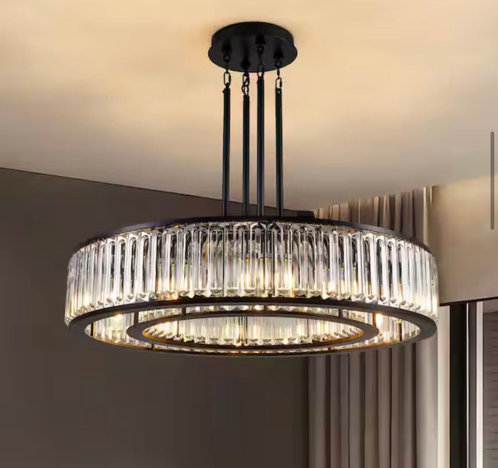 37 in. premium sparkling crystal Chandelier