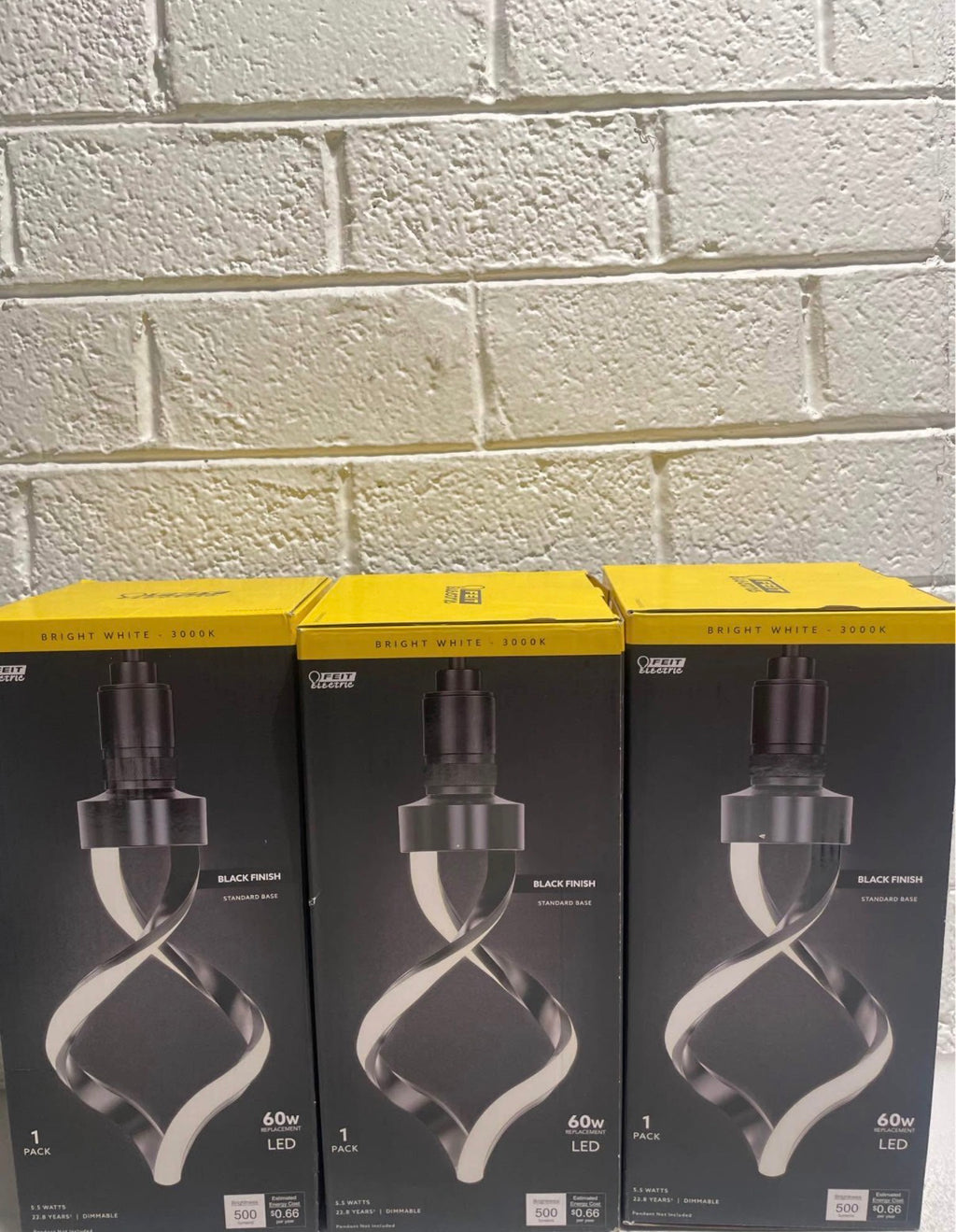 E26 LED Light Bulb Matte Black Finish Frosted