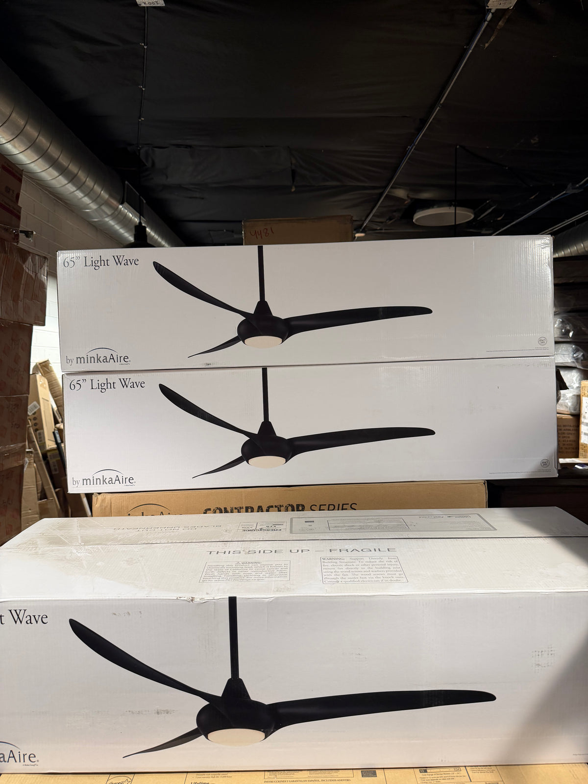 Minka-Aire F848-SL Light Wave 65" Ceiling Fan
