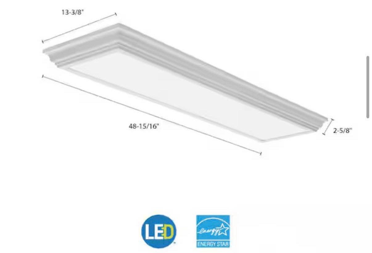 Cambridge 4 ft LED Flushmount 3,300 lumens
