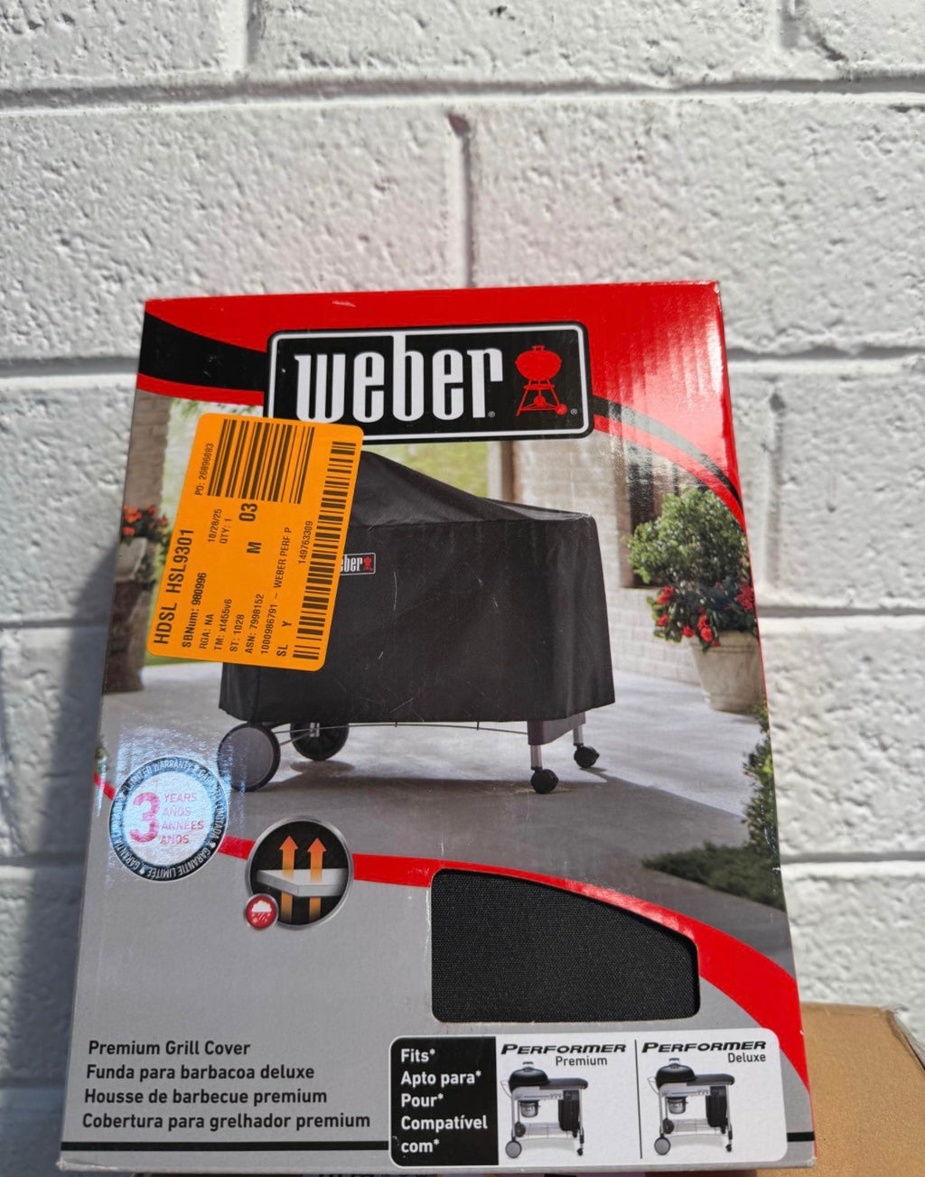 Weber Performer Premium/Deluxe Charcoal Grill Cover