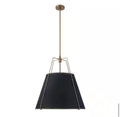 Modern Farmhouse 23.6 in 4-Light Brass Frame Pendant Light