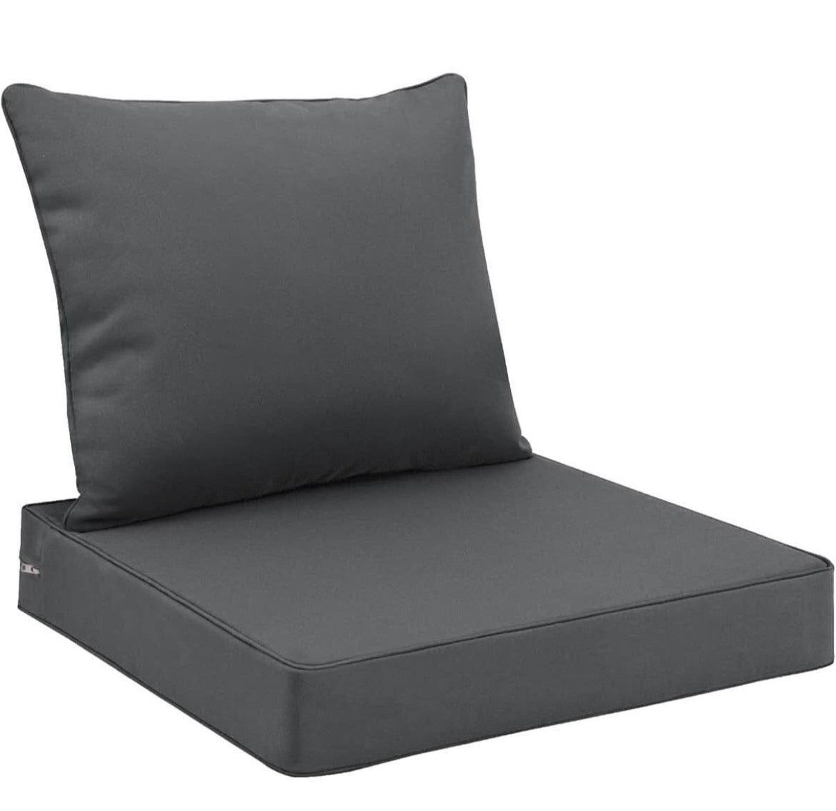 Outdoor Seat Cushion Set 22 x 22 Inch Waterproof