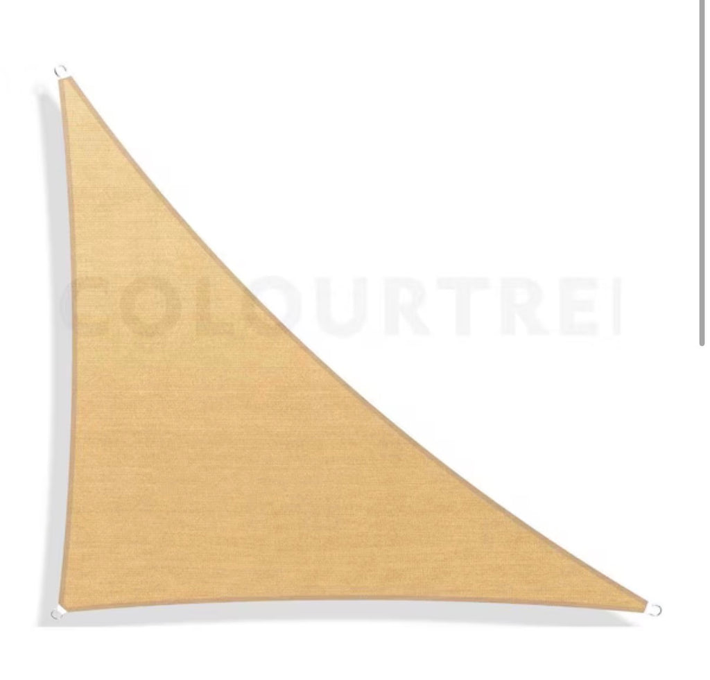 ColourTree Triangle Sun Shade Sail 28.3 ft. x 20 ft. x 20 ft.