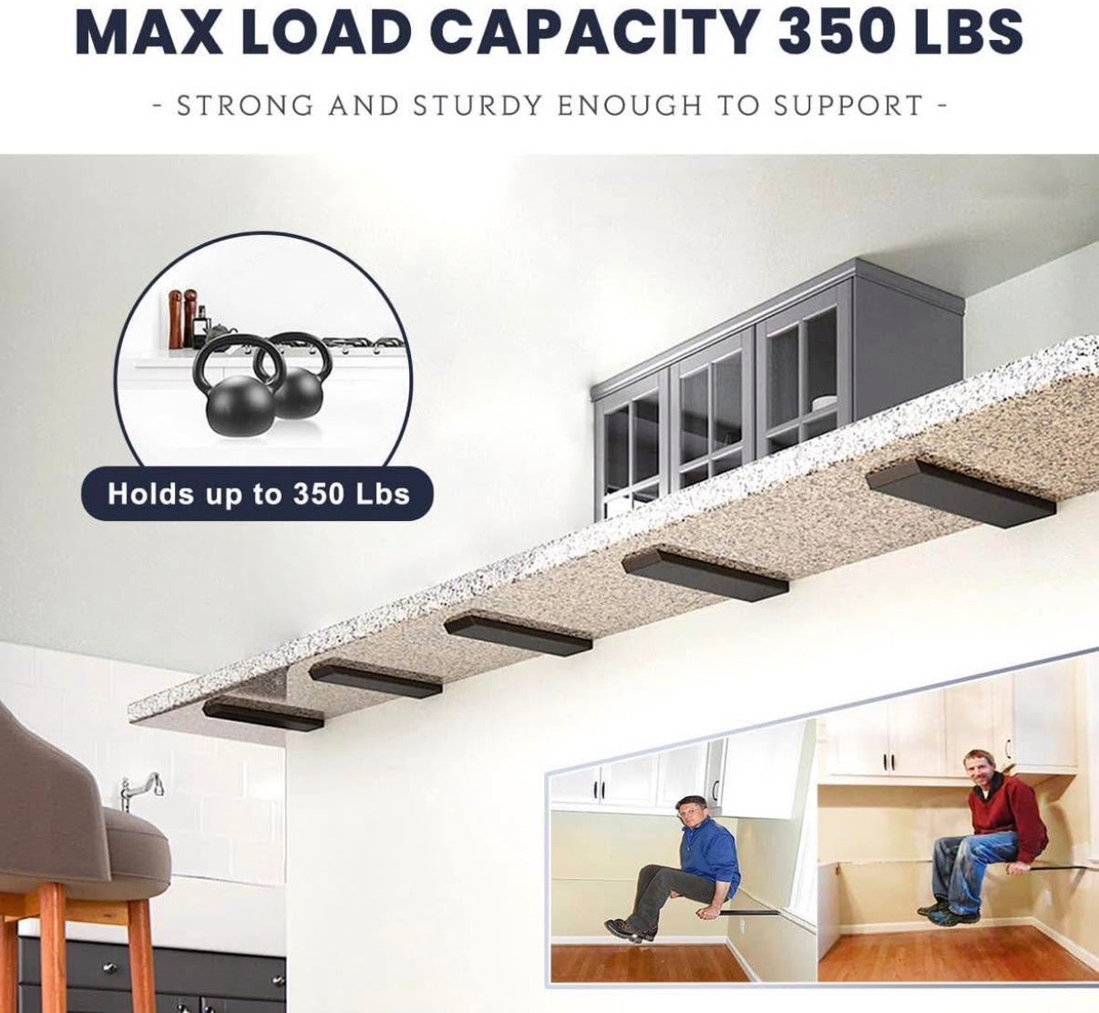 Hidden Island Countertop Support Bracket 1 Pack