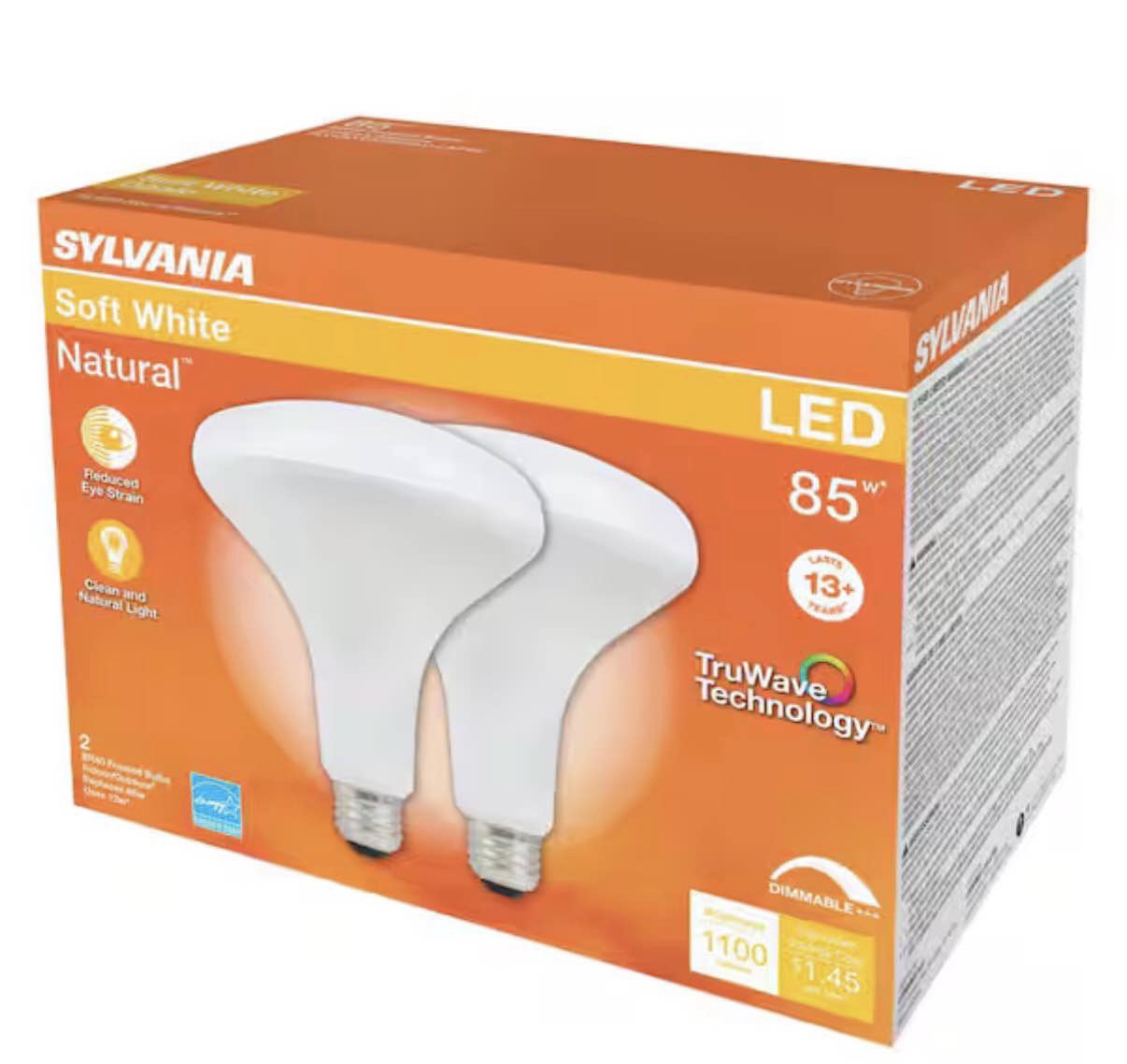 85-Watt Dimmable LED Light Bulb  (2-Pack)