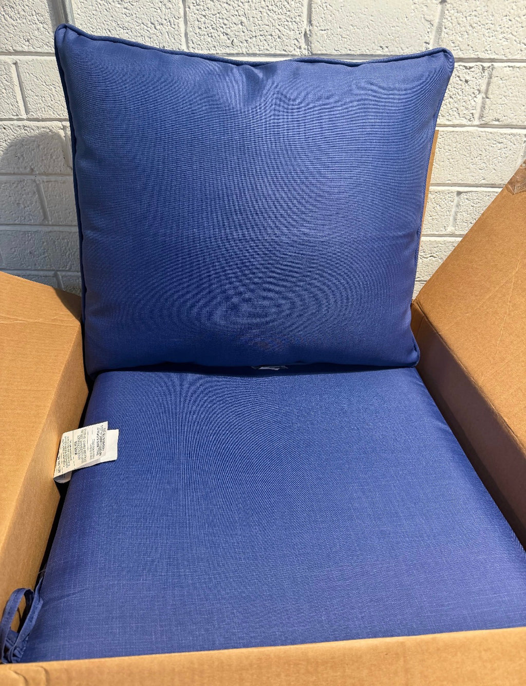 24 in. x 24 in. Outdoor Lounge Chair Cushion (4-Pack