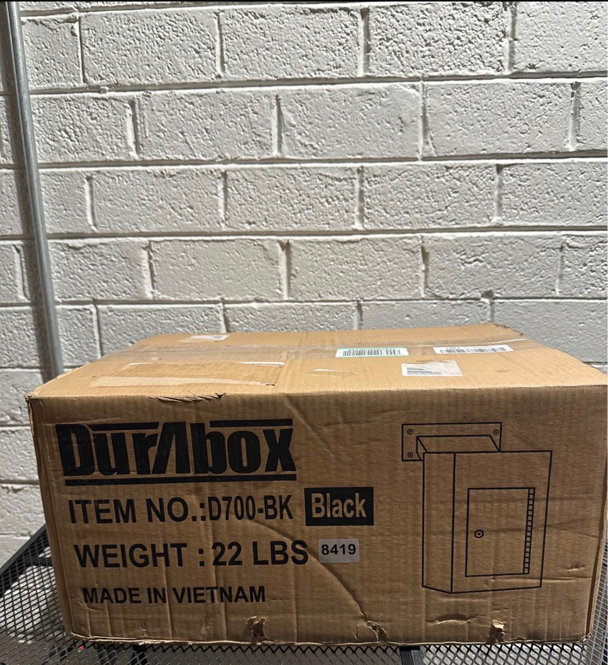 Through-The-Wall Drop Box Deposit Safe
