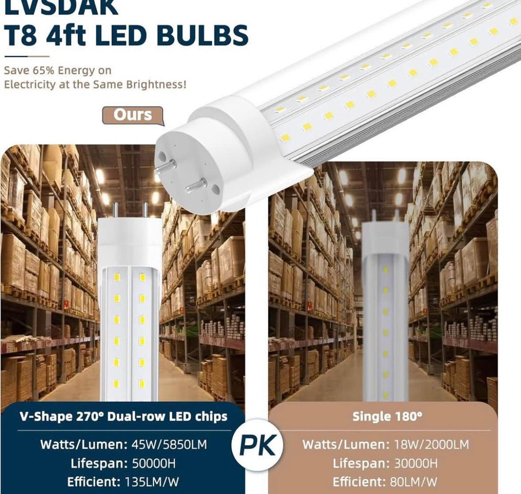 T8 Led Bulbs 4 Foot