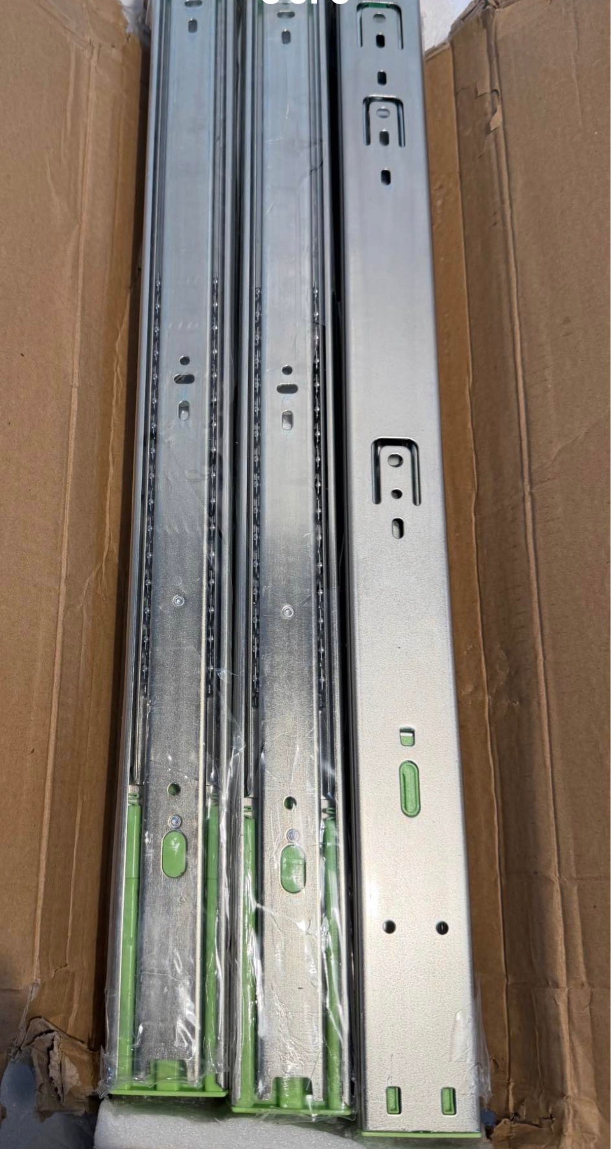 6 Pairs 22 Inch Heavy Duty Drawer Slides