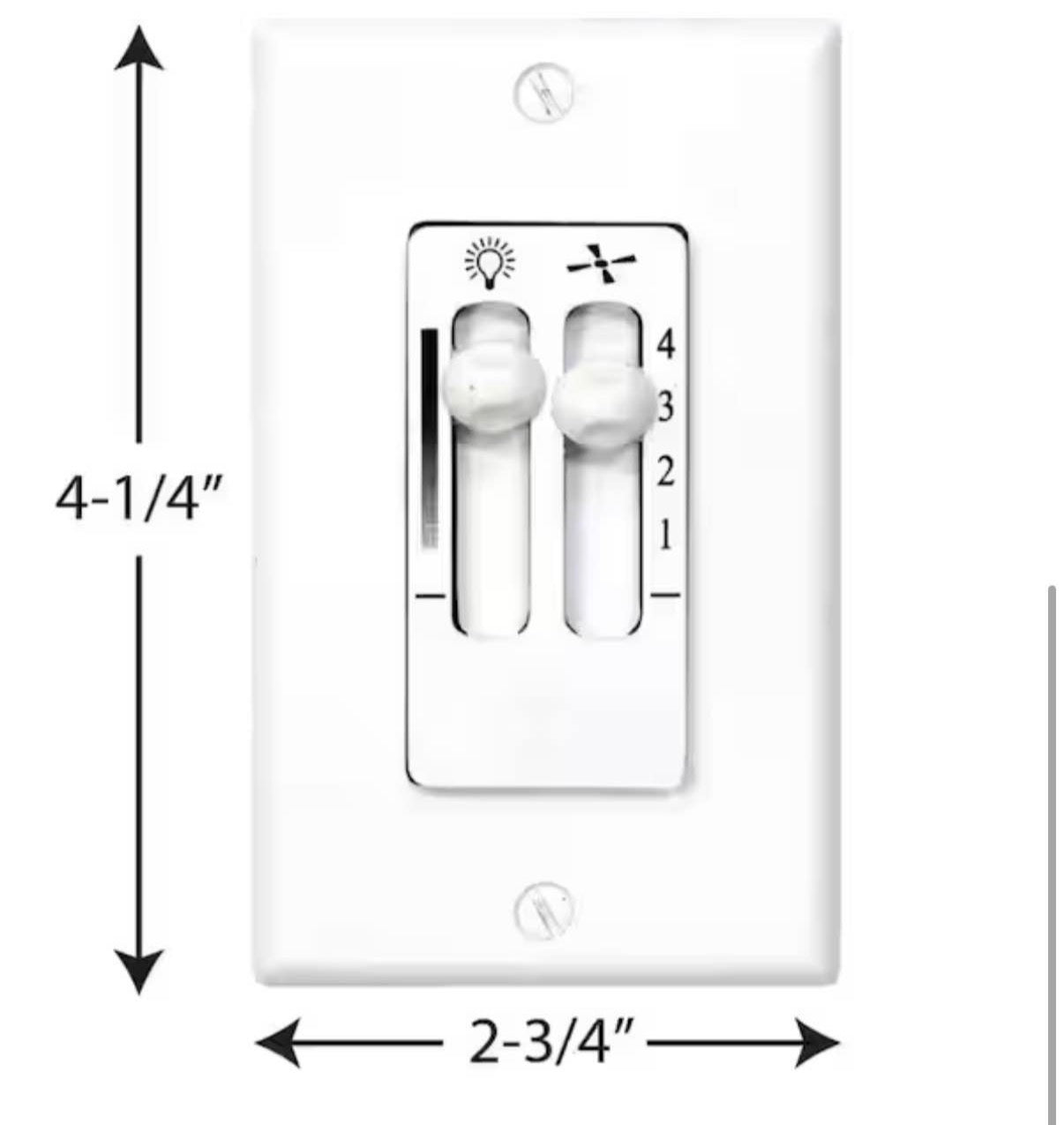 AirPro Ceiling Fan Speed and Lighting Switch