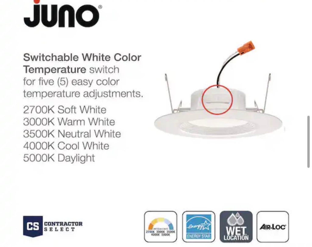 5/6 in. Selectable LED Recessed Light  (6-Pack)