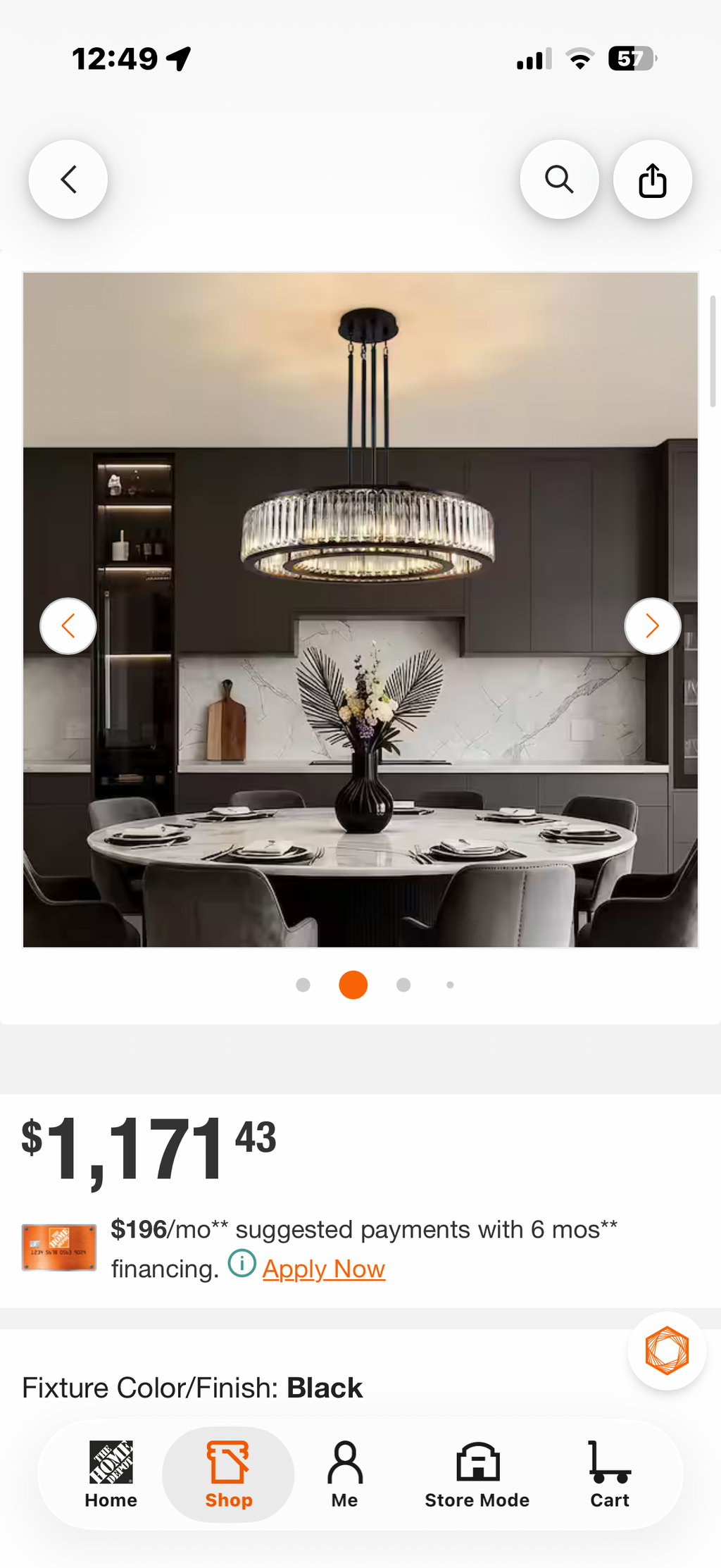 37 in. premium sparkling crystal Chandelier