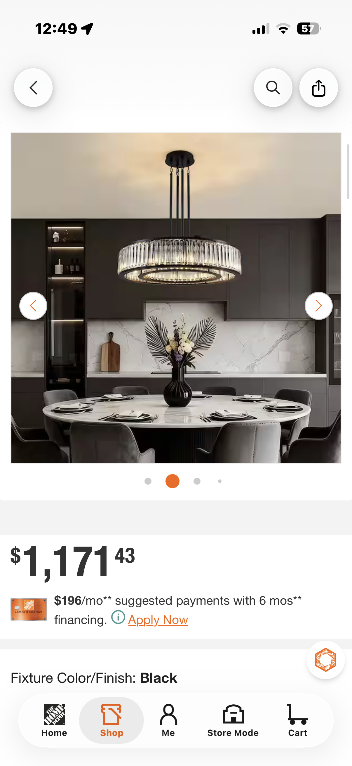 37 in. premium sparkling crystal Chandelier