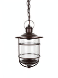 Hosteen 1-Light Outdoor Hanging Lantern — Oil Rubbed Bronze
