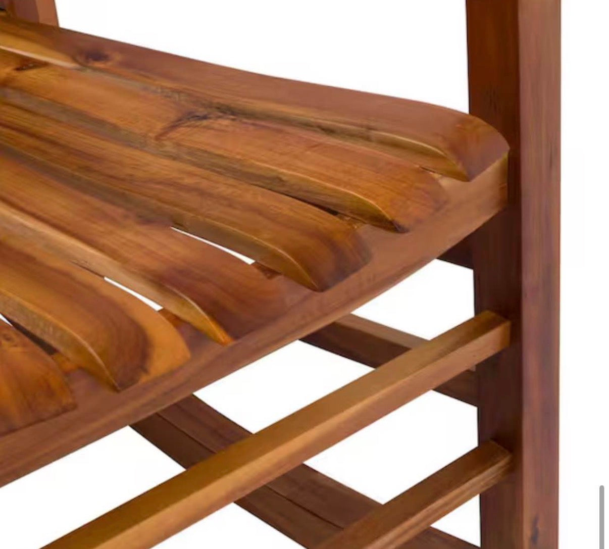 44"H Oak Porch Rocking Chair
