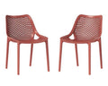 Outdoor Curved Dining Side Chair (Set of 2)