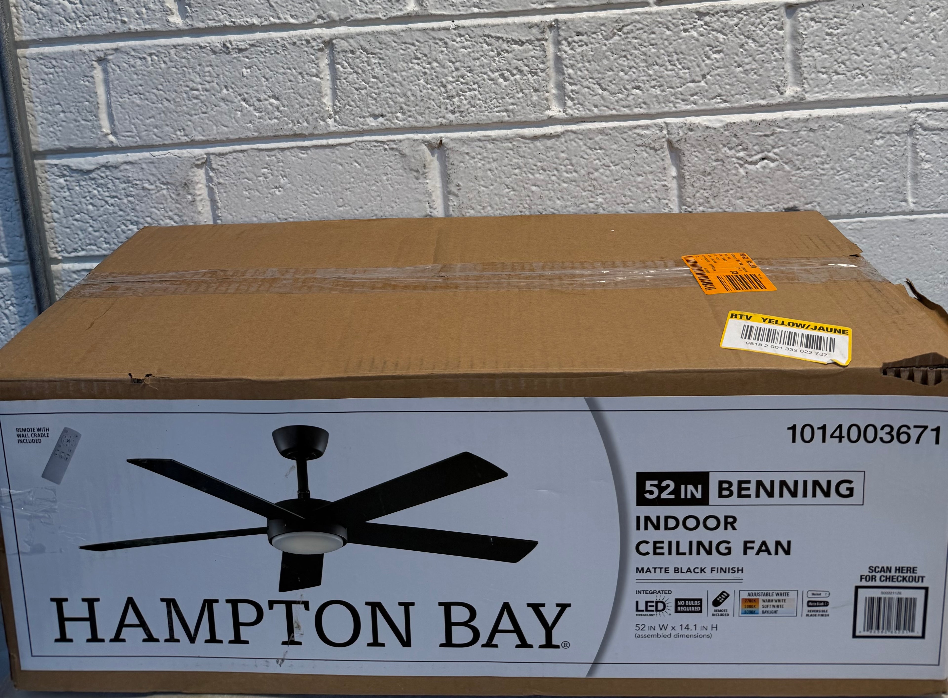 52 in. Ceiling Fan (used)
